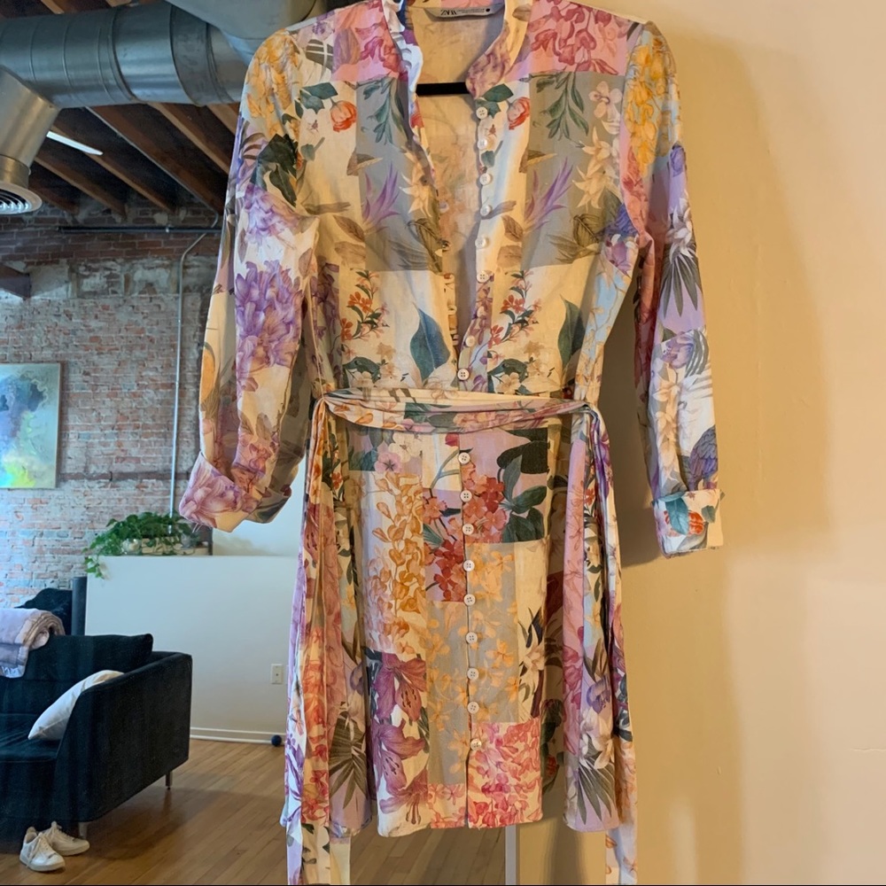 Zara Floral Print Dress -SS21!